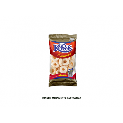 BISCOITO POLVILHO - KELECK - 100g ARGOLA BRANCO